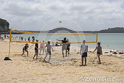 Mission Bay of Auckland, New Zealand Editorial Stock Photo